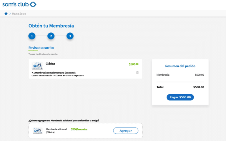 ¿Cómo solicitar la membresía Sam's Club en línea?
